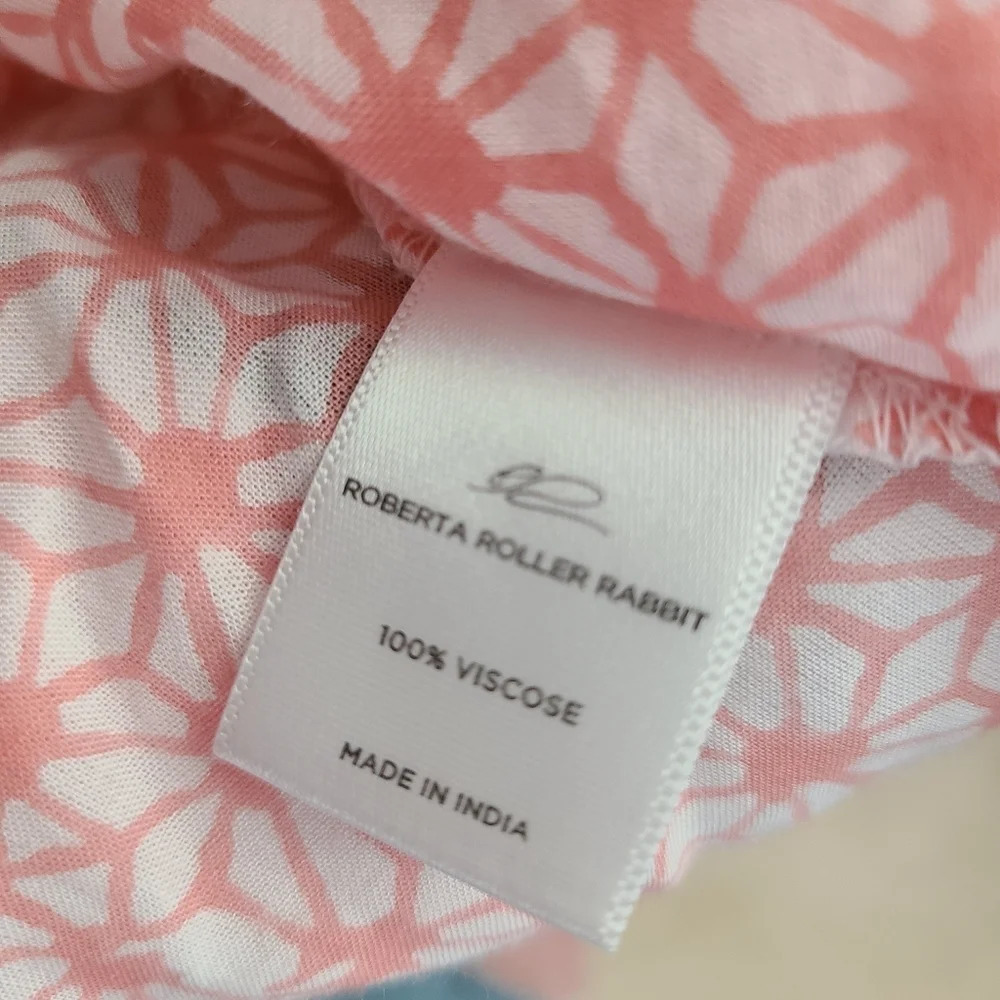 Roberta Roller Rabbit Fringe Off Shoulder Top XS - image 6